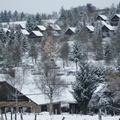De Camping in de sneeuw