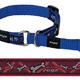 Rogz for dogs scooter choker bones on red