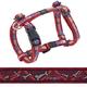 Rogz for dogs scooter tuig bones on red