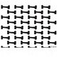 Voerbak placemat Bones