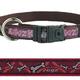 Rogz for dogs armed response halsband, bones on red