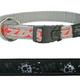 Rogz for dogs beach bum halsband, paw paint