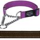 Rogz for dogs fanbelt choker, choco