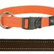 Rogz for dogs fanbelt halsband, choco