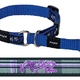 Rogz for dogs scooter choker, floral tartan