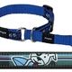 Rogz for dogs scooter choker, surf tartan