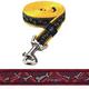 Rogz for dogs scooter lijn, bones on red