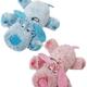 Boon harige hond roze/