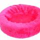 Petcomfort bontmand met felle kleuren, fel roze
