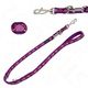Red Dingo verstelbare hondenriem Breezy Love Purple
