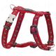 Red Dingo tuig Pawprints Red