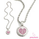 Pinkaholic halsketting hart roze. Pinkaholic halsketting hart roze.