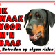 Waakbord dobermann Waakbord dobermann