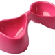 United pets voerbak dubbel bicio roze