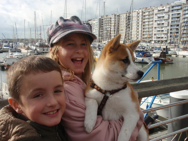 aan de haven van Blankenberge