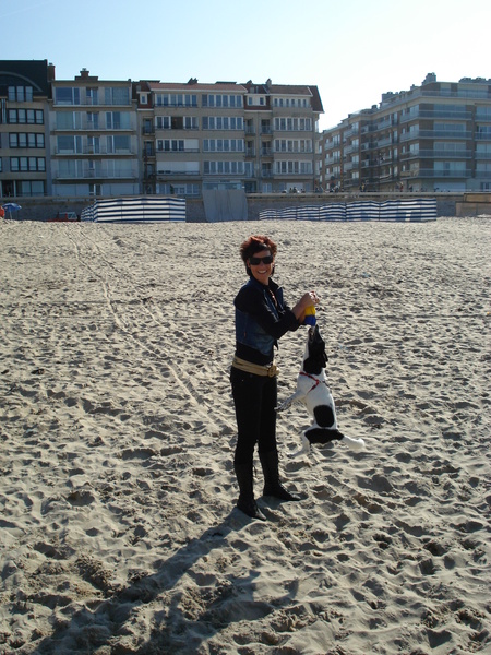 Flos in België op het strand!
