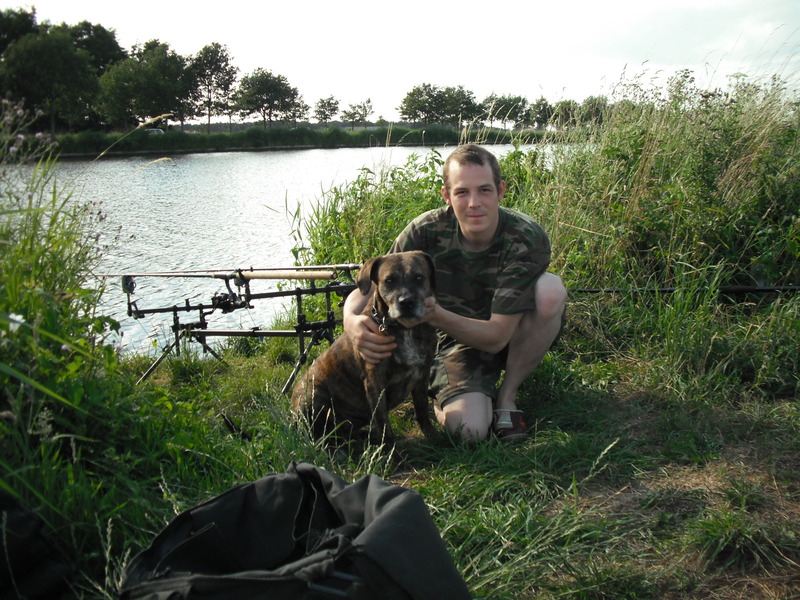 Taira gaat ook gezellig mee vissen