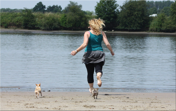 Met Jay en Jacey aan het water