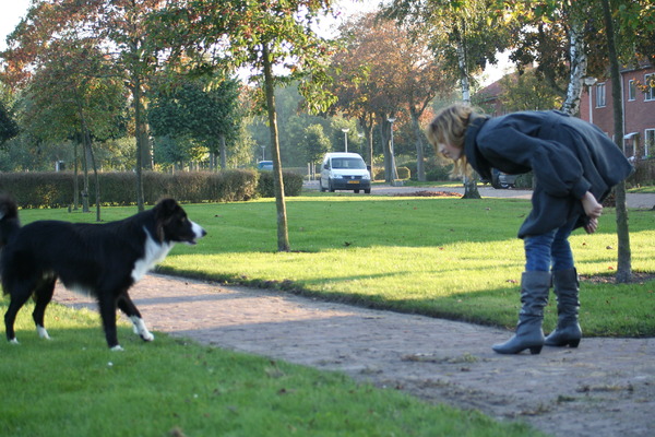 ik en spyro op grasveld