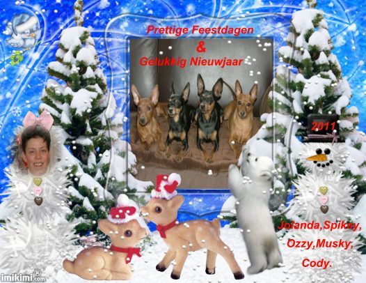 De dwergjes,en de sneeuwpop.