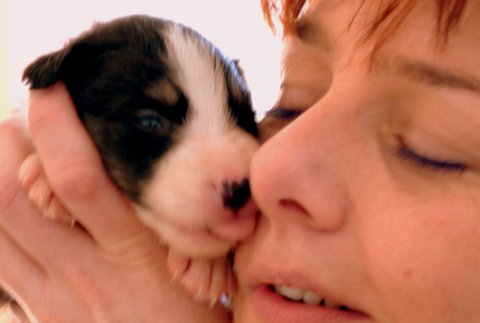 Voor het eerst poseren met mijn nieuwe vrouwtje.