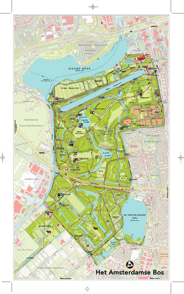 Plattegrond Amsterdamse bos