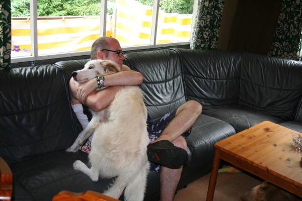 Knuffel halen bij de baas