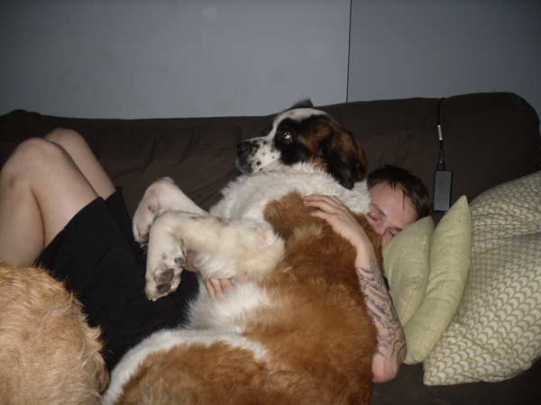 een overweldigende liefde, letterlijk!