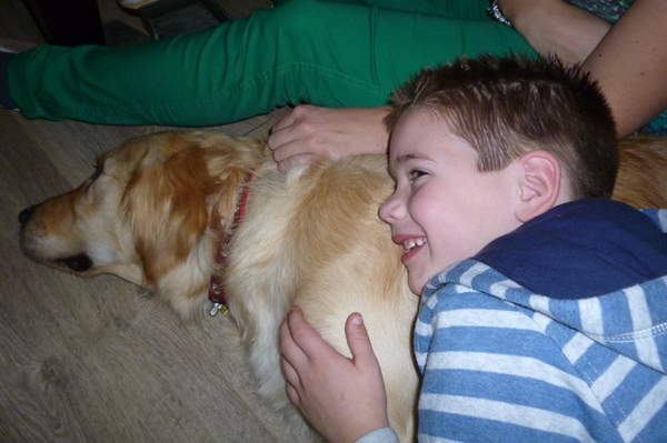 zijn grootste fan Rick!