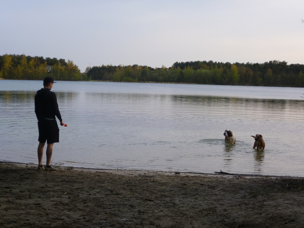 Heerlijk genieten van een zonnige lenteavond
