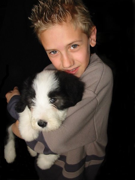 Met mijn jongste baasje