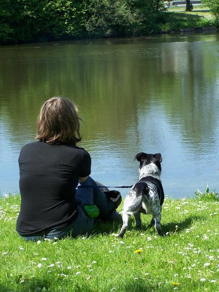 samen genieten van het water..