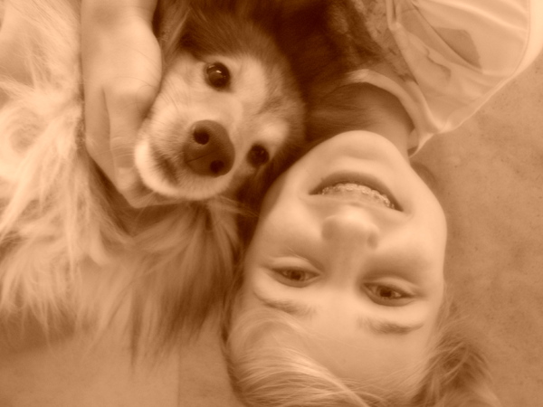 Samen knuffelen...