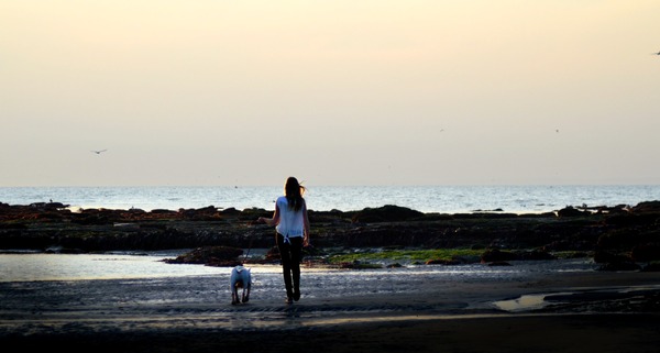  Een zonsondergang in Normandië