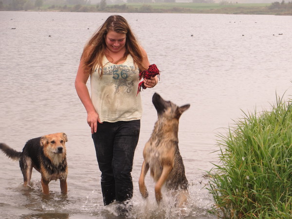 spitter spetter spater lekker in het water :p