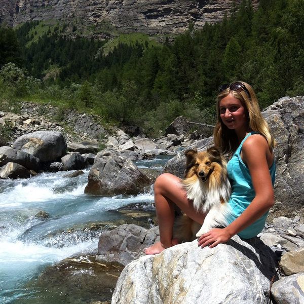 Op een bergwandeling