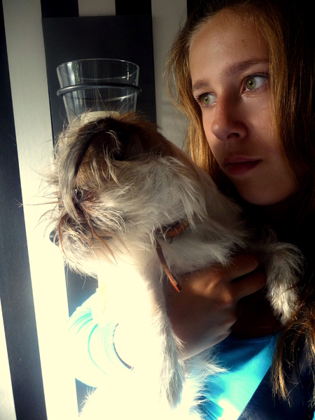 ik en minou foto gemaakt:)