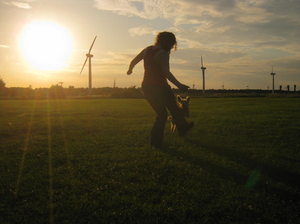 Commando hoog! ( springen ).