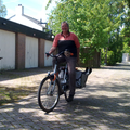 Meeliften met de postbode ;-)