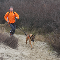 pacours verkennen voor een mooie Canicross in het duin en op het strand van ijmuiden www.canicrossnederland.nl 