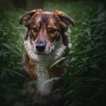 Lieve Flóki in het bos <3