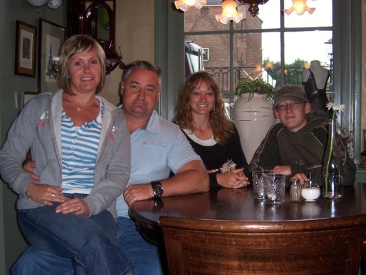 Ilona en Kevin met de kinderen Vacantie 2007 3 weeken haarlem