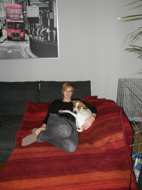 lekker bij mijn vrouwtje slapen. zij kan mij toch niet weerstaan