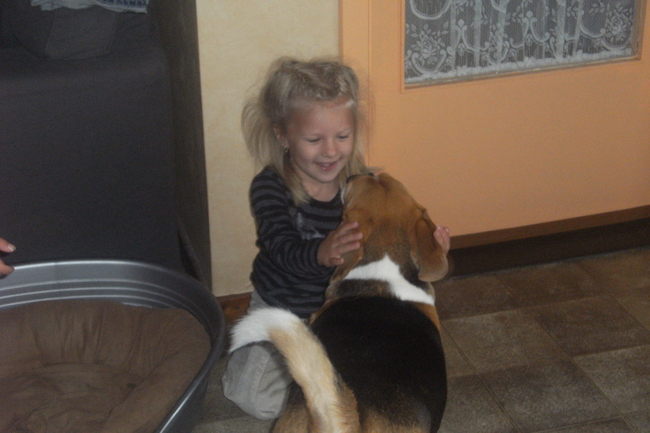 nog eens met het jongste lid van de mensen familie