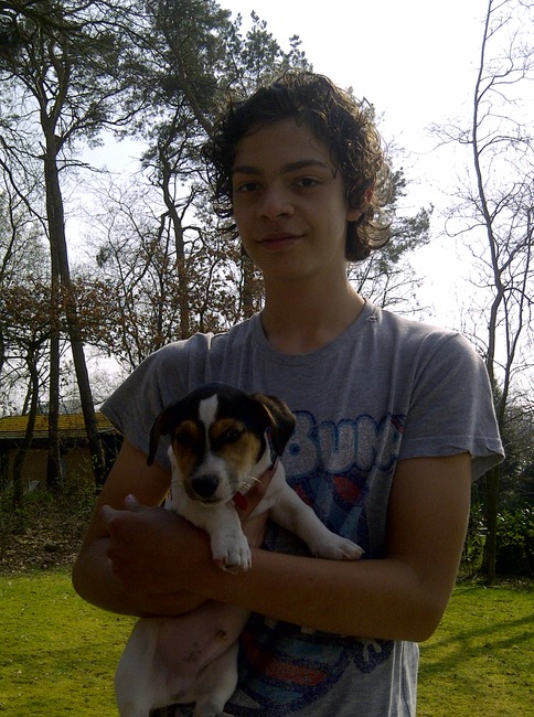 Mijn oudste zoon met Noxx.