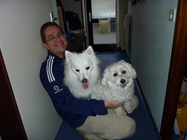 Emile met Cindy en Snowy