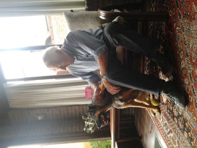 Vino samen met mijn grootvader