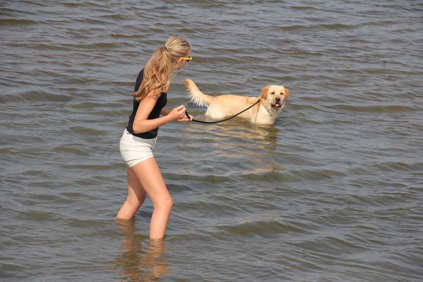 Mijn eerste zwembeurt voor vandaag, met MIJN lieve vrouwtje. Hopelijk komt ze zo mee in bikini!