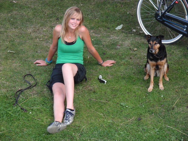 Ik en emy samen wachten op vakantie