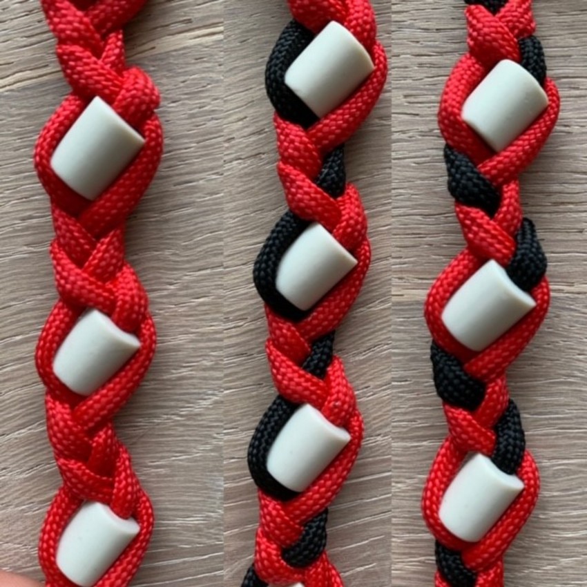 kleur voorbeeld rood-zwart